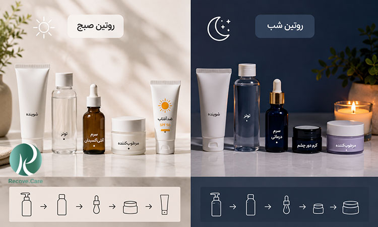 روتین صبح و شب تفاوت روتین صبح و شب