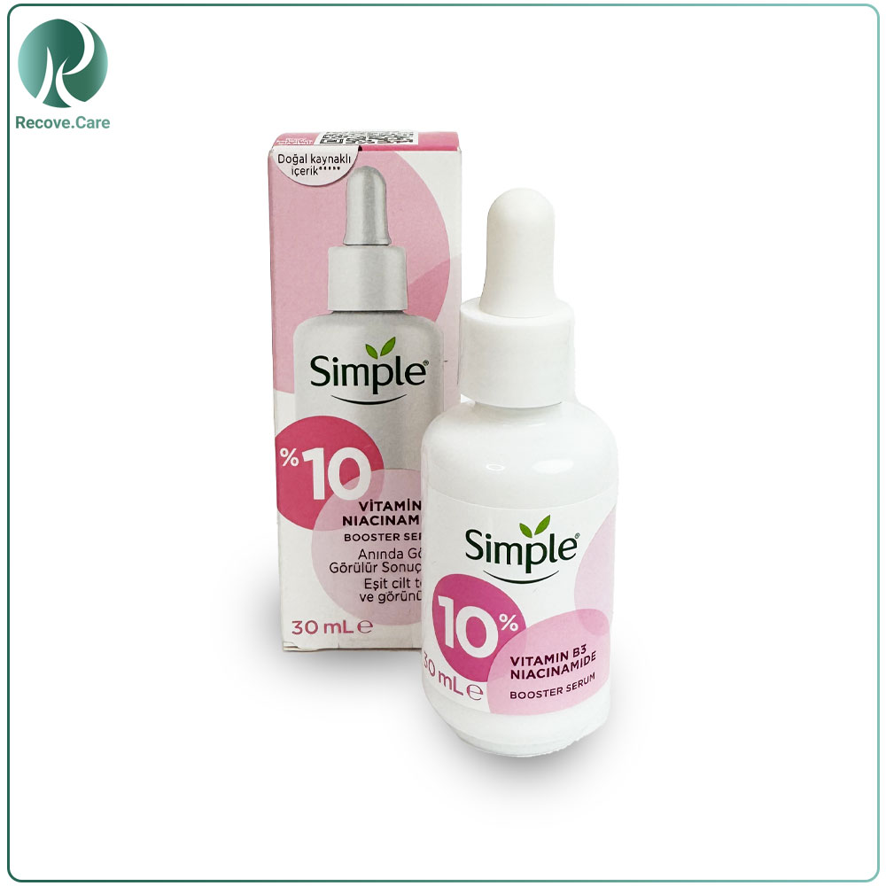سرم آبرسان و تقویت کننده حاوی 10% نیاسینامید یا ویتامین B3 سیمپل