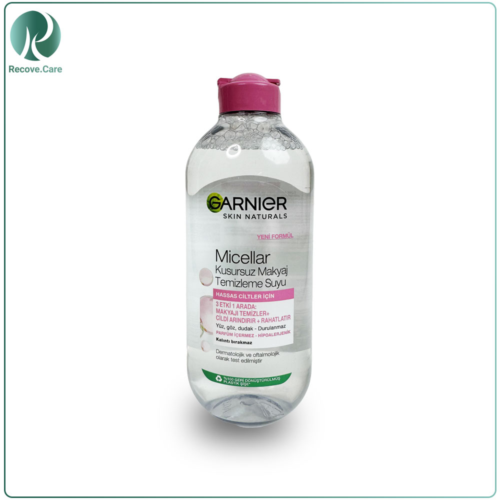 میسلار واتر گارنیر مخصوص پوست های خشک و حساس حجم 400 میل