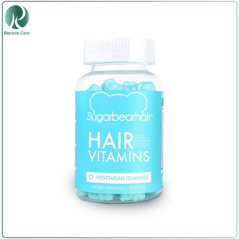 مکمل مولتی ویتامین قرص پاستیلی تقویت مو شوگربیرهیر 62 عددی