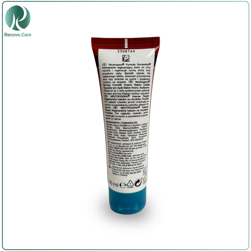 کرم ترک پا نوتروژینا برای پوست های ترک خورده