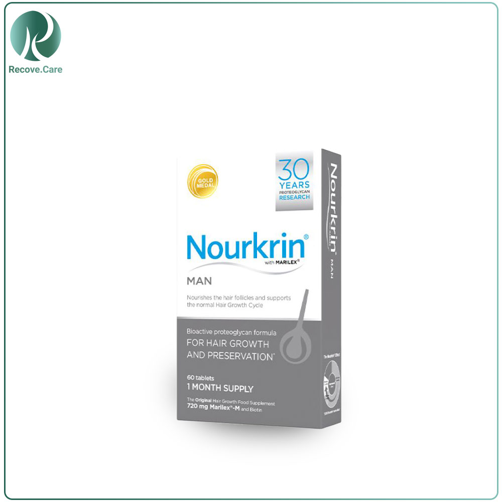 قرص ضد ریزش مو نورکرین آقایان اصلی Nourkrin Man