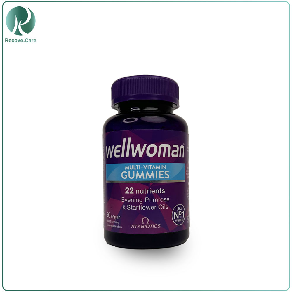 پاستیل مولتی ویتامین ول وومن 60 عددی Vitabiotics Wellwoman Gummies