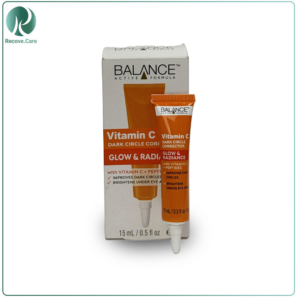 کرم دور چشم ویتامین سی C بالانس مدل GLOW & RADIANCE