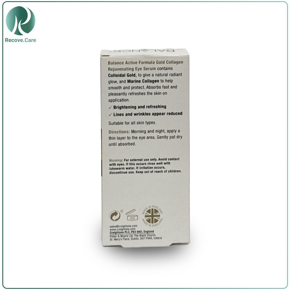 سرم دور چشم جوانساز طلا و کلاژن مارین بالانس