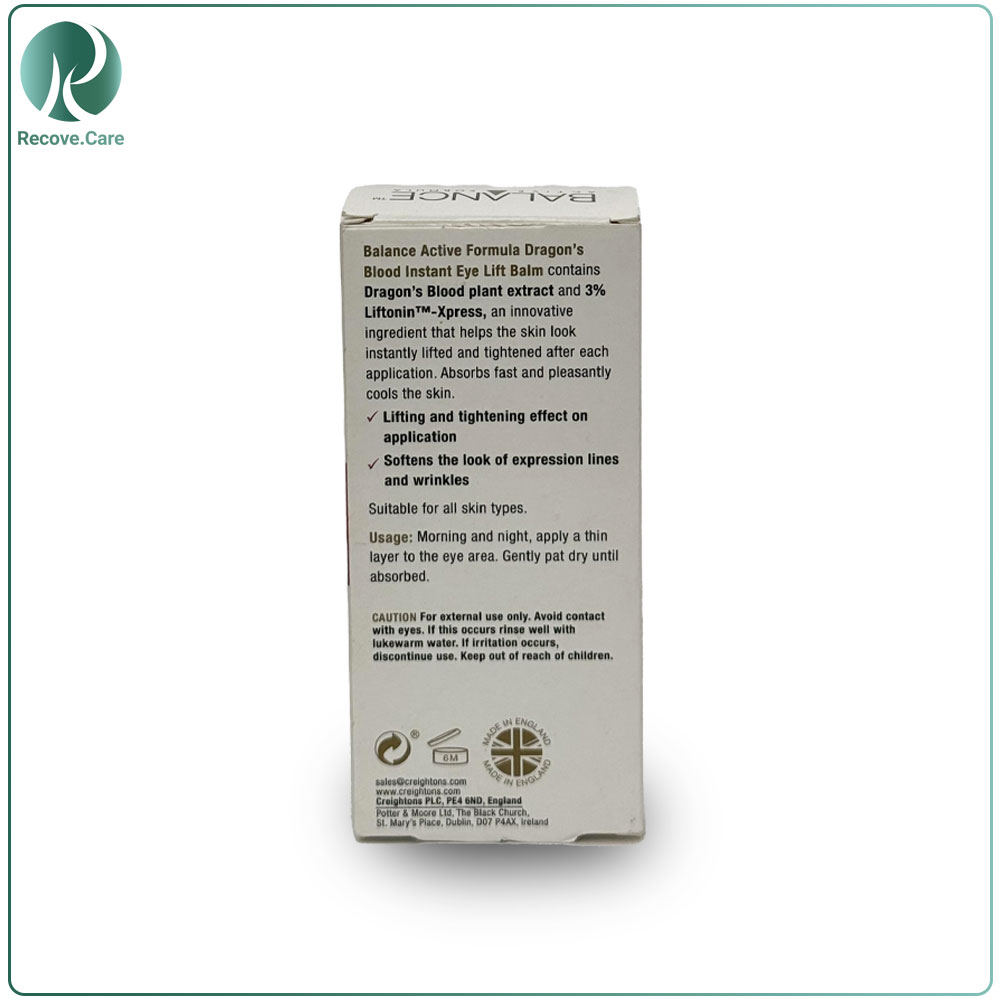کرم دور چشم لیفت فوری دراگون بلاد بالانس